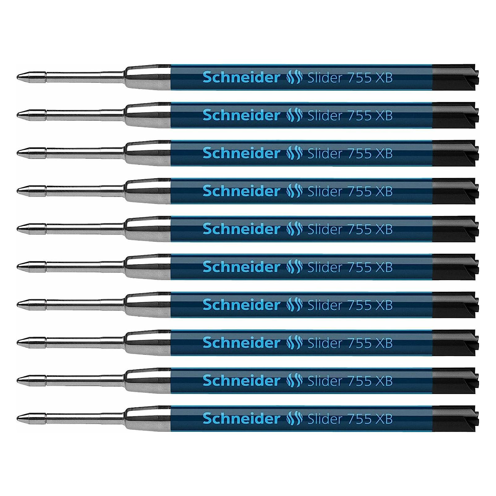 Schneider Grossraummine Slider 755 (Schwarz, 1.40 mm, 10 Stk.) (50-175501)
