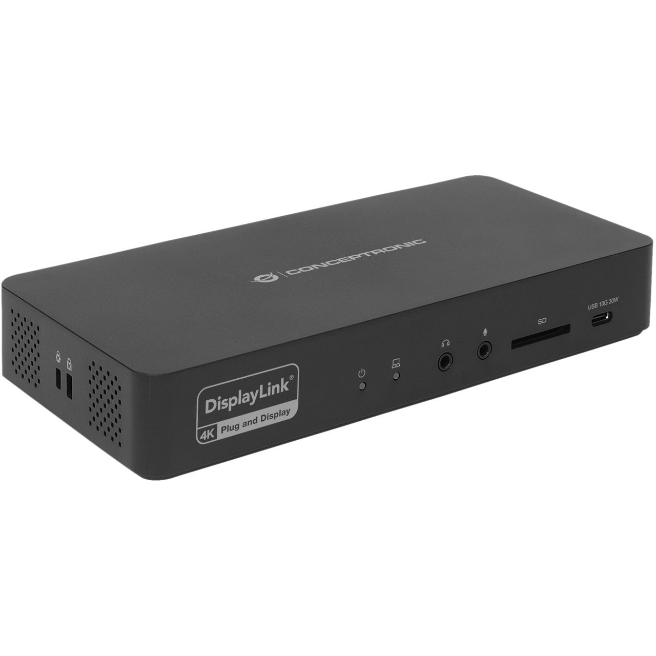 Conceptronic 17-1 Dock USB-C->HDMI,DP 4K/60Hz,GbE,USB-C sw