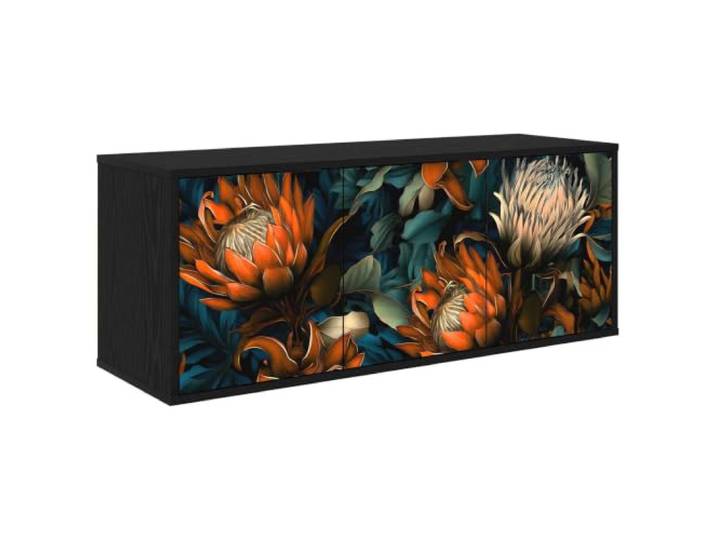 Makastle Wandmontierter TV-Schrank Holzwerkstoff 102x33x40cm