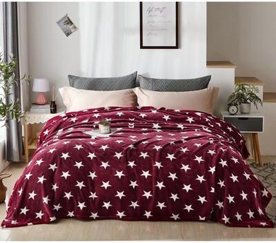 JML Luxuriously Velvety Plush Blanket Soft Lightweight Blanket