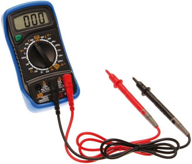 Multimètre numérique 3 1/2 chiffres Kraftmann ; BGS technic (63402)