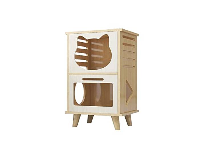 Katzengehege Katzenschrank, Nachttisch, Katzenkäfig, Katzenvilla, Katzenstreu für Kleintiere