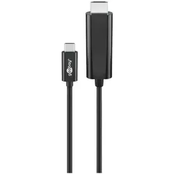 goobay Adapterkabel USB-C™ auf HMDI »4k60Hz« schwarz