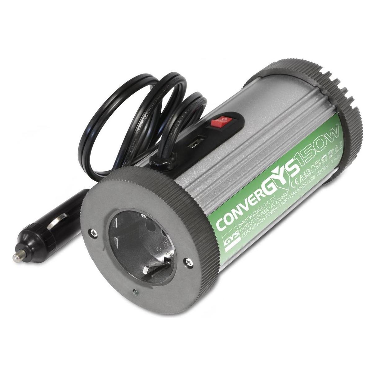 GYS Konverter CONVER 150 12 V 150 W / 300 W (027022)