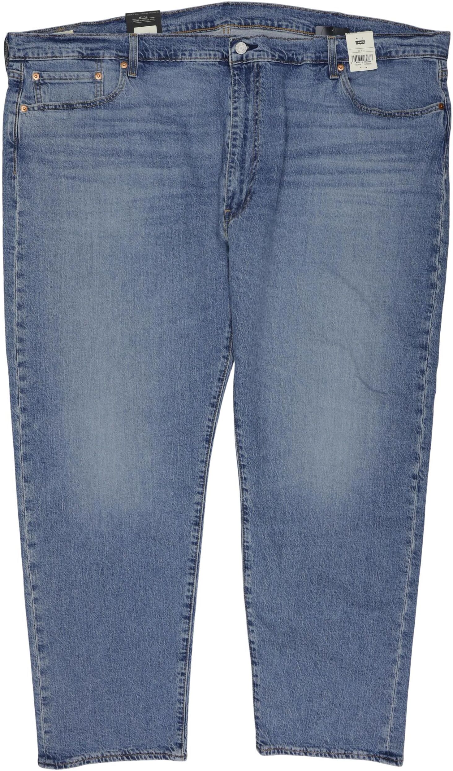 Levis Herren Jeans, Blau, Gr. W50, Elasthan / Baumwolle - Second Hand