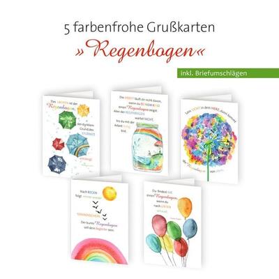 5er-Set Grußkarten »Regenbogen«, Nonbook von , St. Benno