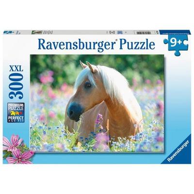 Kinderpuzzle 300 XXL Teile - Pferd im Blumenmeer
