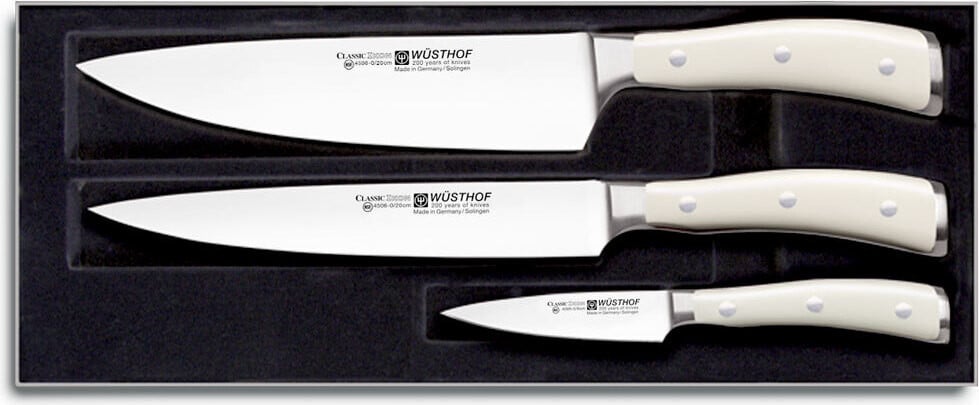 Wüsthof Classic Ikon Messenset, 3-delig, Crème