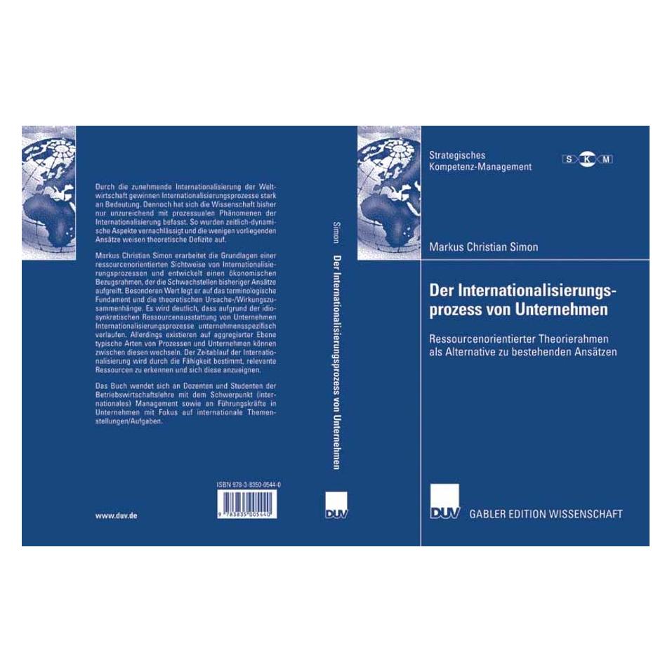 Gabler Der Internationalisierungsprozess von Unternehmen (Deutsch, Softcover, Markus Christian Simon) (55189543)