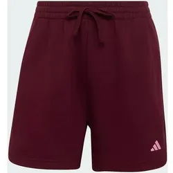 ADIDAS 3 Stripes Studio Fleece Loose Shorts, Größe 2XL in Lila Lila