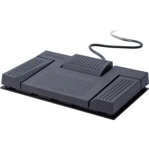 OM-System RS28N Fußschalter, USB-Anschluss, 3 Pedale, für digitale Systeme