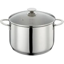 Küchenprofi Kochtopf Capri Ø 24 cm Edelstahl Silber