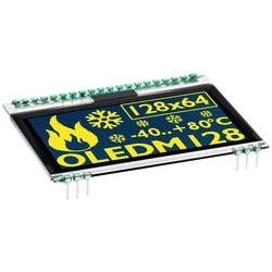 Display Elektronik Grafik-Display Grün-Gelb 128 x 64 Pixel (B x H x T) 67.80 x 48.00 x 2.1 mm EAOLEDM128-6LGA