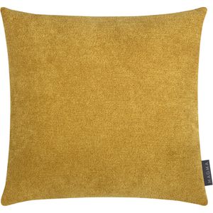 Magma-Heimtex Sofakissen Alfa, senf, mit Bezug in Velouroptik, 45x45 cm