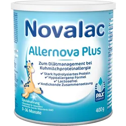 NOVALAC Allernova Plus Spezialnahrung 0-36 Mon.Plv