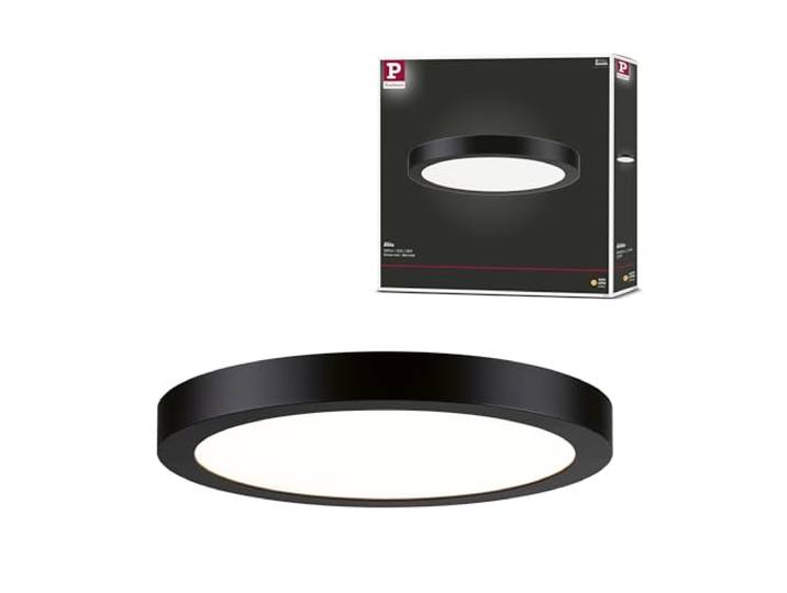 Panneau LED Paulmann Abia 300 mm 22 W noir mat 2700 K AMPOULE INCLUSE - Ampoule LED incluse