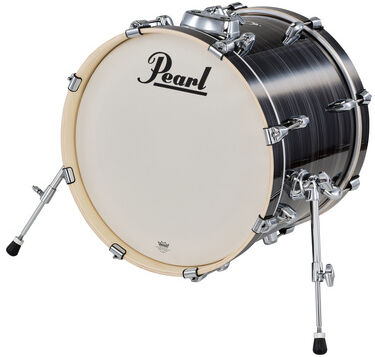 Pearl "18"x14" Export BD G. Silver" Graphite Silver Twist