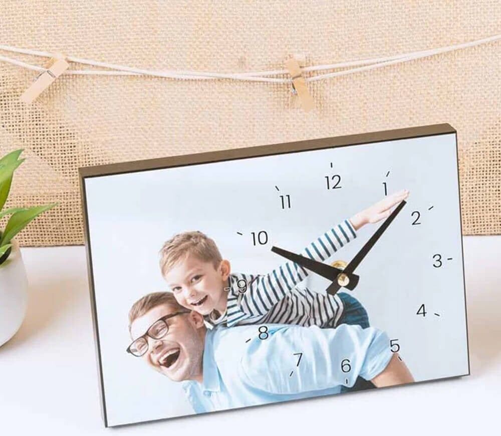 Ocadeau Horloge photo personnalisée