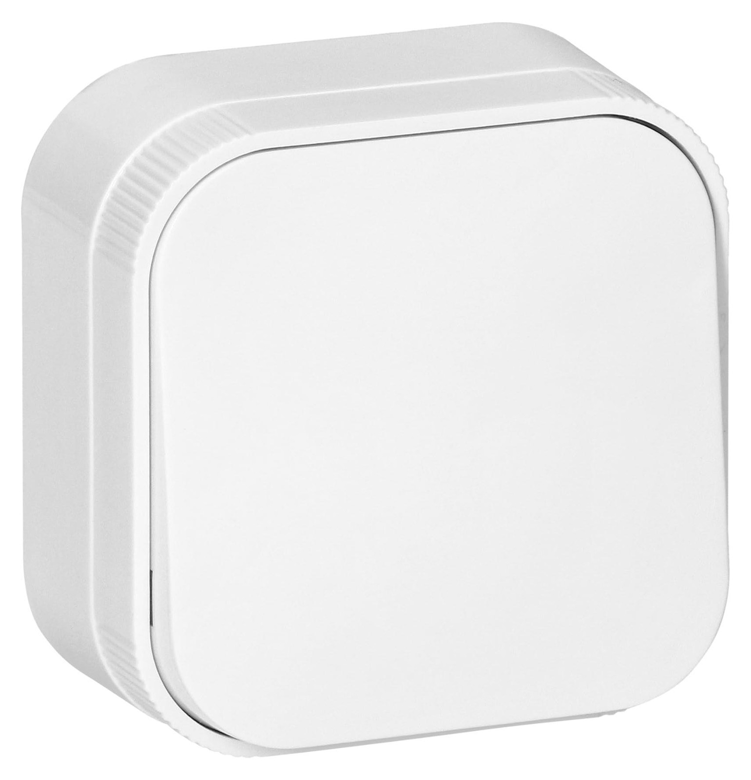 Dripio Enkelpolige schakelaar, IP20, 10A, 230V, voor inbouw, wit