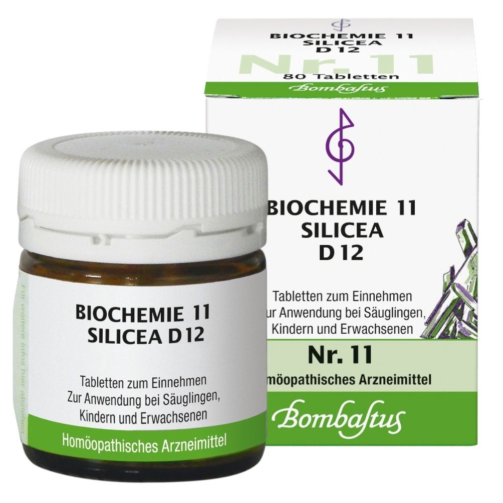Biochemie 11 Silicea D 12 Tabletten 80 St
