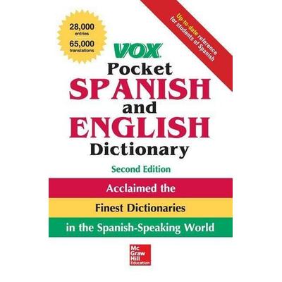 Vox Pocket Spanish and English Dictionary, 2nd Edition, Taschenbuch von Vox, Mcgraw Hill Higher Education, 978-1-259-85952-6