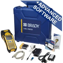Brady M610-AZ-BT-PWID, mobiler Thermotransfer-Drucker, AZERTY-Tastatur, mit PWIDS, PC-Anschluss, 3 (300 dpi), Etikettendrucker