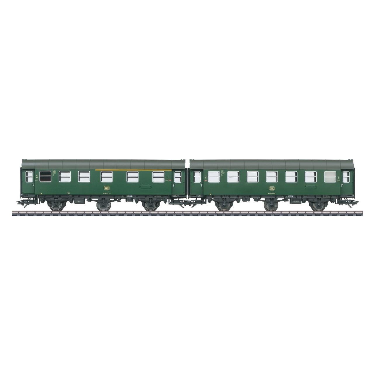 Märklin 43175 H0 Umbauwagen-Paar 1./2.+2.Kl. der DB (Spur H0) (43175)