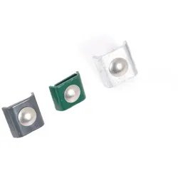 Doppelstabmatten Verbinder - feuerverzinkt - Eckverbinder für 6/5/6 mm Stabmattenzäune - verzinkter Mattenverbinder für Mattenzäune und Stabmatten