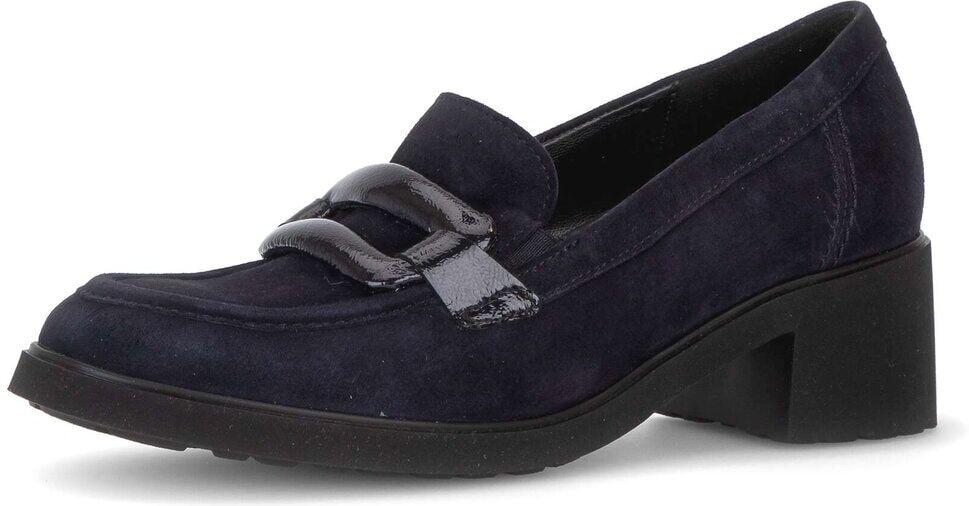 Loafer GABOR "Loafer", Damen, Gr. 36, blau, Schuhe Loafer