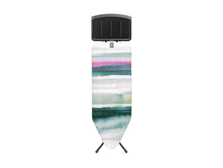 Bügelbrett BRABANTIA mit Dampfstationsablage C 124 x 45 cm , bunt (mehrfarbig), B:45cm, Bügelbretter, Bügelbrett, Bügelbrett