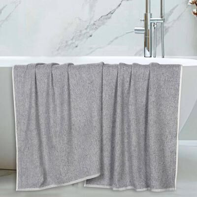 Superior Destin Viscose Cotton Blend Bath Sheets, Set of 2
