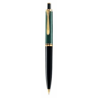Pelikan Druckbleistift Souverän® D400, 24-Karat vergoldete Zierelemente, Schwarz-Grün
