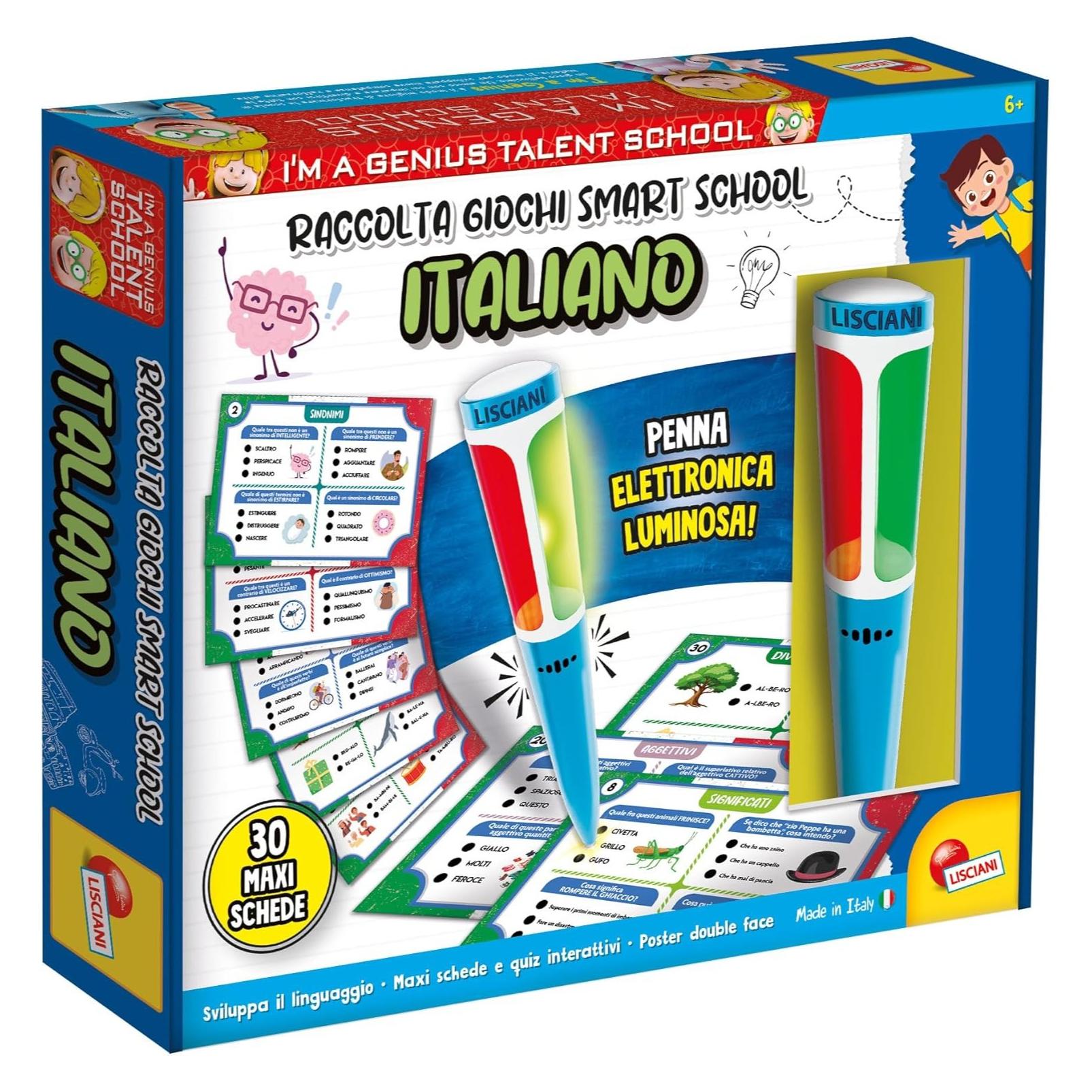 Lisciani I'M A Genius - Raccolta Giochi Smart School Italiano (Italienisch) (61310597)