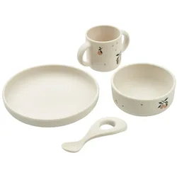 Liewood, Kindergeschirr + Kinderbesteck, 4-teiliges Geschirrset Vivi Peach Sea Shell Mix