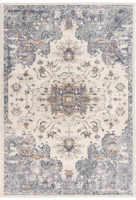 Alora Decor Sage Traditional Floral Medallion Wool Area Rug