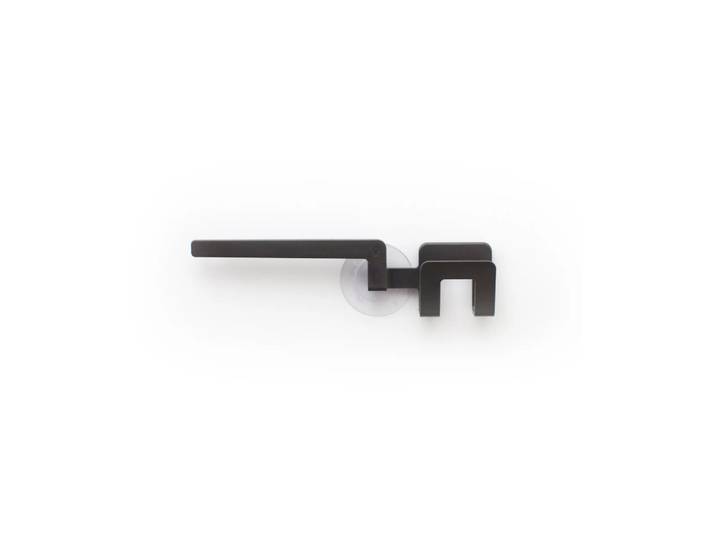 Bosign Support pour chiffon et éponge avec ventouse Gris graphite