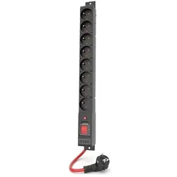 Acar, Steckdosenleiste, Überspannungsschutz R8 POWER 10M 8x FR 16A (8x, CEE 7/4, 10 m)