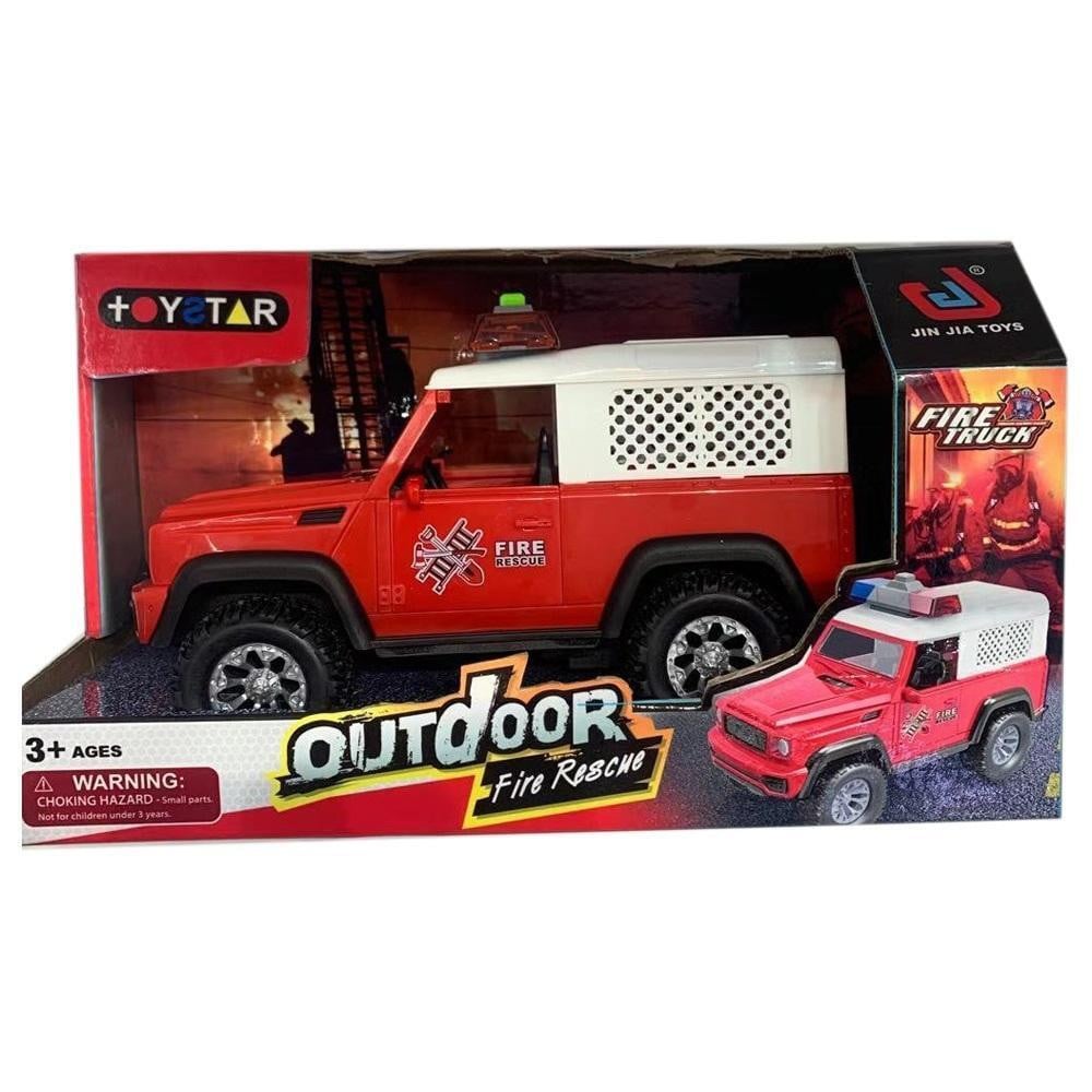 Askato Jeep Brandweerwagen speelgoed voertuig