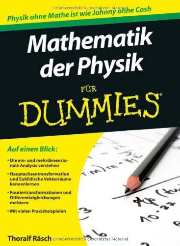 Thoralf Räsch - Mathematik der Physik für Dummies (Fur Dummies) - Preis vom 04.10.2026 03:51:26 h