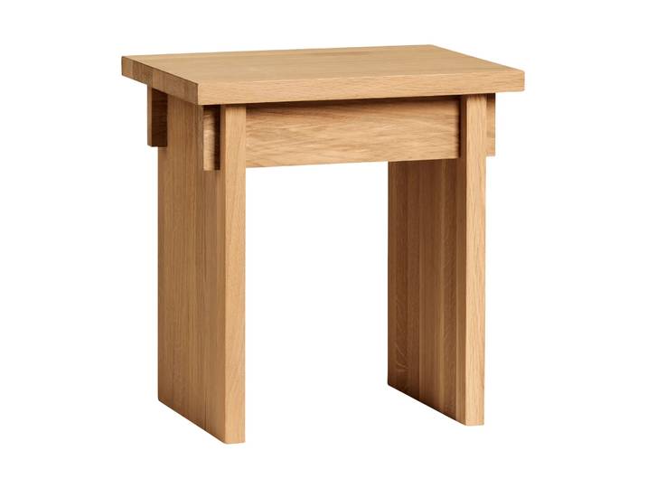 Kristina Dam Studio Artisan Hocker 30x40 cm Warm lackierte Eiche