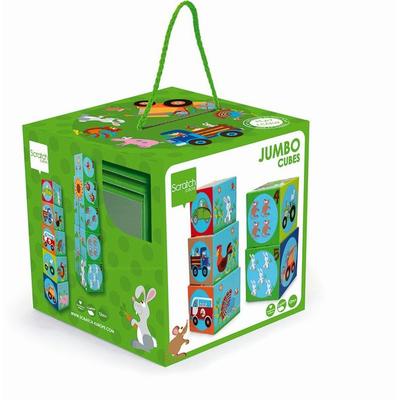 SCRATCH - Jumbo Stapelspiel Pyramide Bauernhof