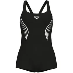 ARENA Damen Badeanzug W KAORI COMBINAISON R, Größe 38 in Schwarz Schwarz
