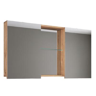 Breiter Spiegelschrank Spiegel Budasi mit Ablage