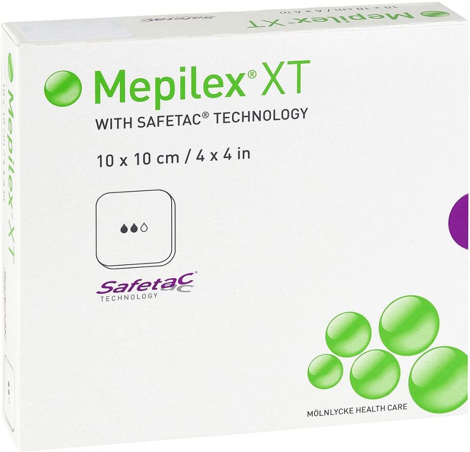 Mepilex Xt 10x10 cm Schaumverband