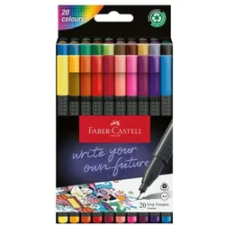 Faber-Castell 20er-Pack Fineliner »Grip«