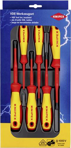 Knipex VDE Schraubendreher-Set 6teilig Plus/Minus