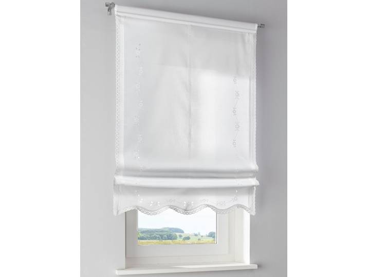 Rollo HEINE HOME Gr. 6, weiss (weiß), B:140cm H:130cm, 100% Polyester, Rollos, Rollo