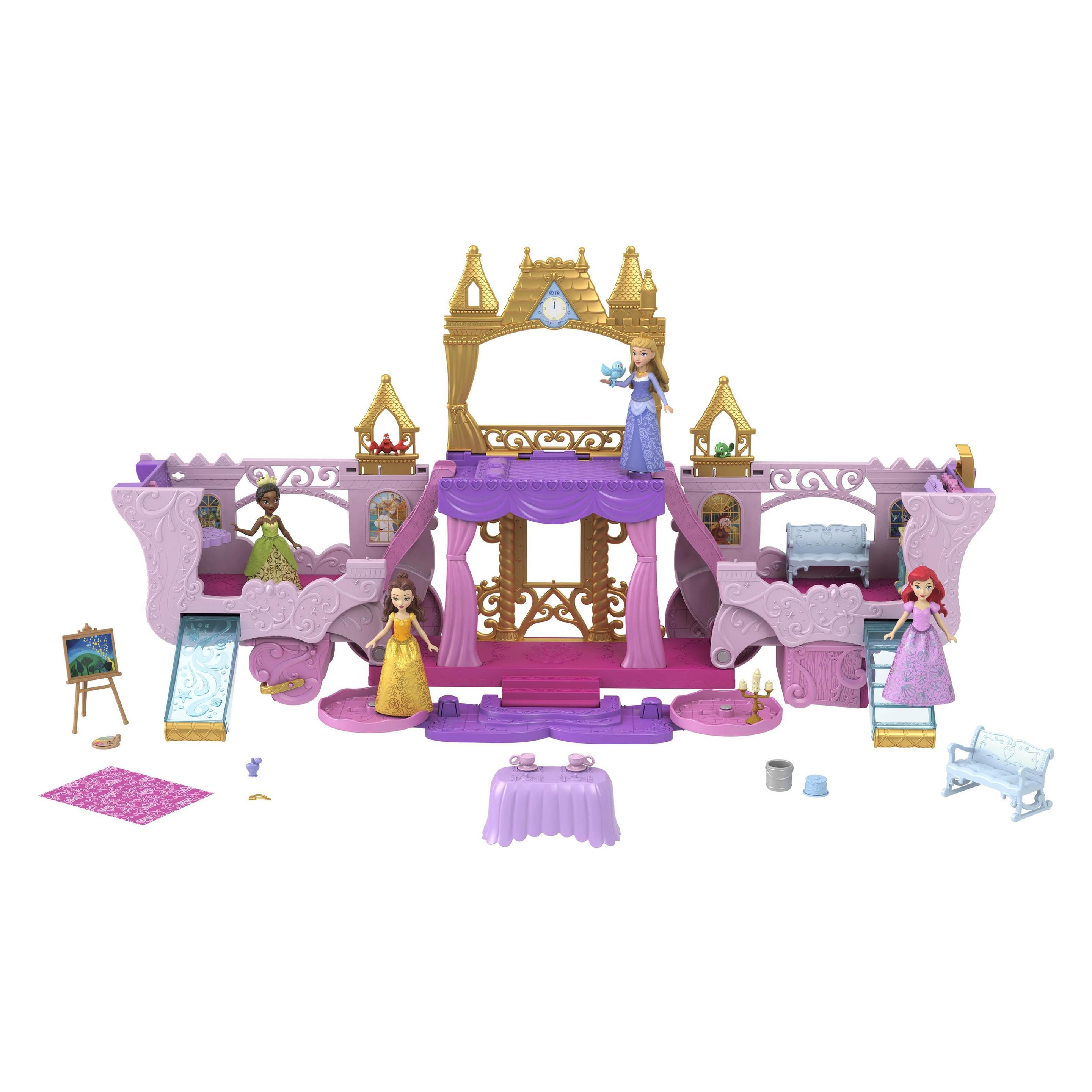 Disney Princess Carriage To Castle Transforming Playset (HWX17)