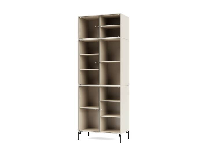 Montana Ripple IV Vitrinenschrank 69,6x187,2x38 cm Oat-Beine black