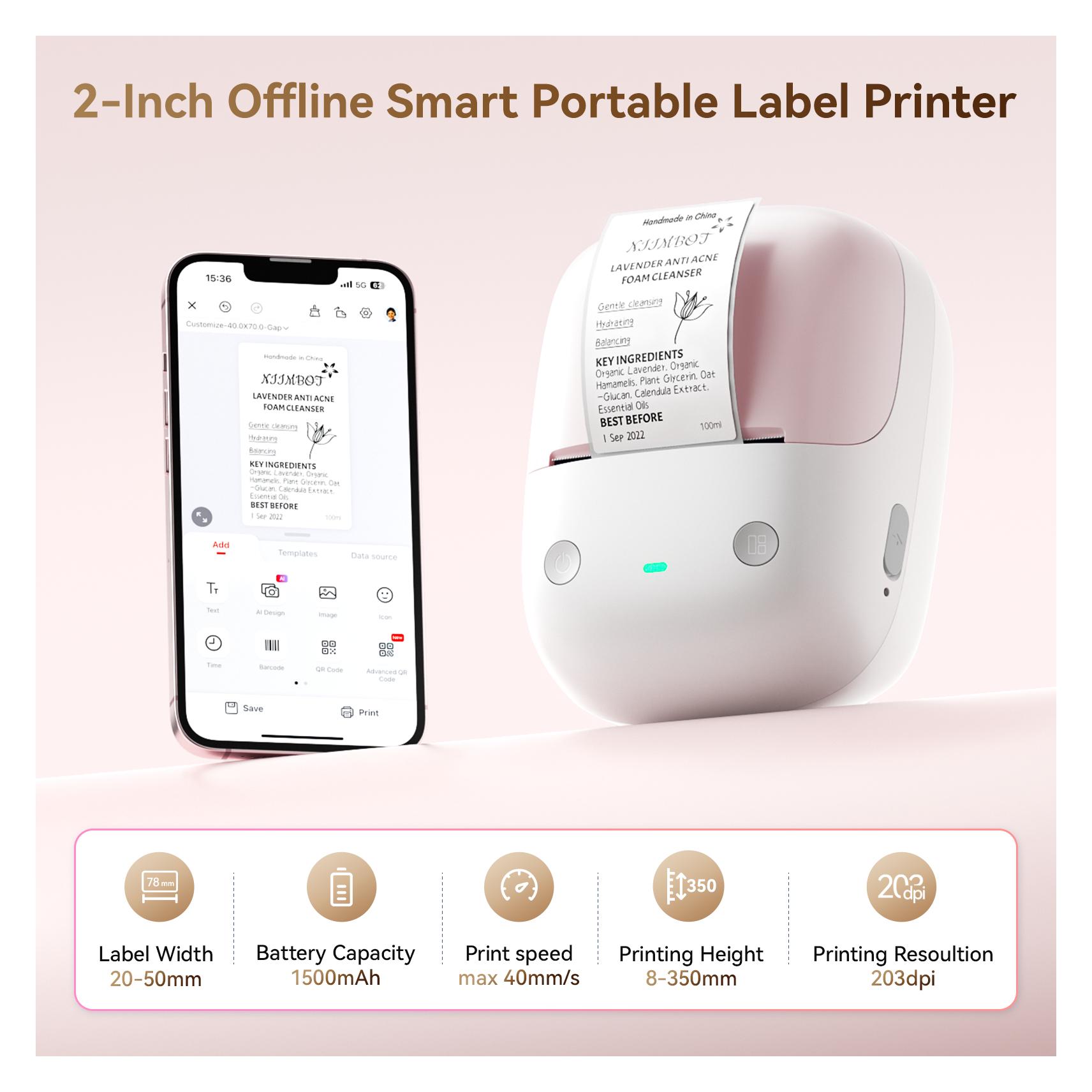 Niimbot B2 Thermal Label Printer (203 dpi) (71509105)